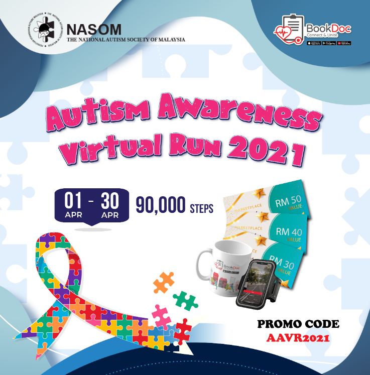 Malaysia 2021 virtual run Calendar: Virtual